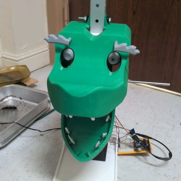 Animatronic Gator Head